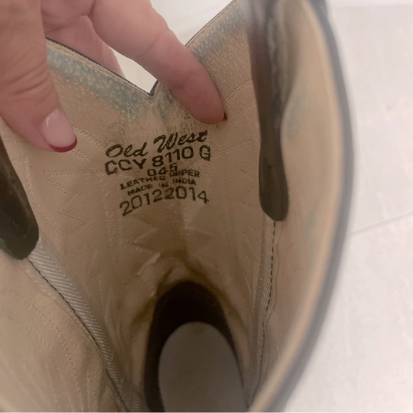 Old West® Kids Boots J Toe Western Boot - Picture 4 of 5